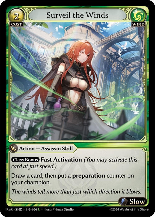 Image for Surveil the Winds (Tristan Re:Collection, Shadowdancer) (026) - Grand Archive TCG