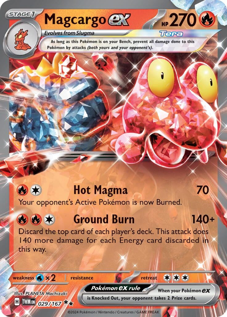Image for Magcargo ex (SV06: Twilight Masquerade) (029/167) - Pokemon