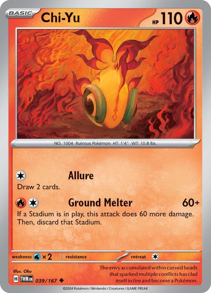 Image for Chi-Yu (SV06: Twilight Masquerade) (039/167) - Pokemon