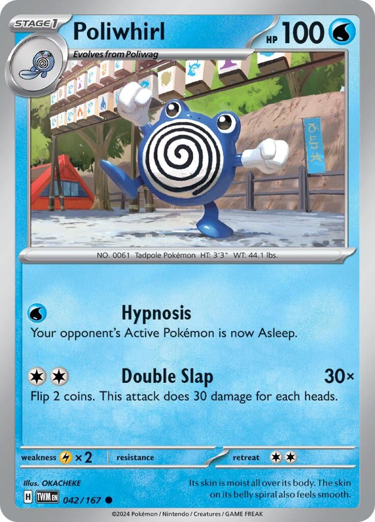 Image for Poliwhirl (SV06: Twilight Masquerade) (042/167) - Pokemon