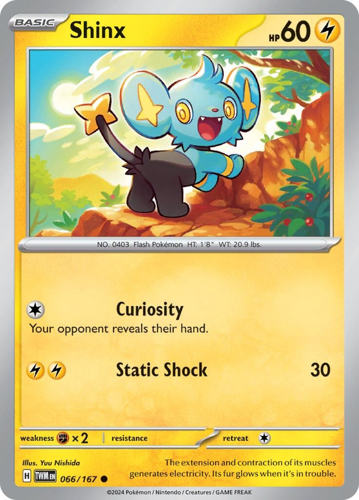 Image for Shinx (SV06: Twilight Masquerade) (066/167) - Pokemon