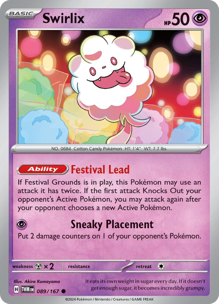 Image for Swirlix (SV06: Twilight Masquerade) (089/167) - Pokemon
