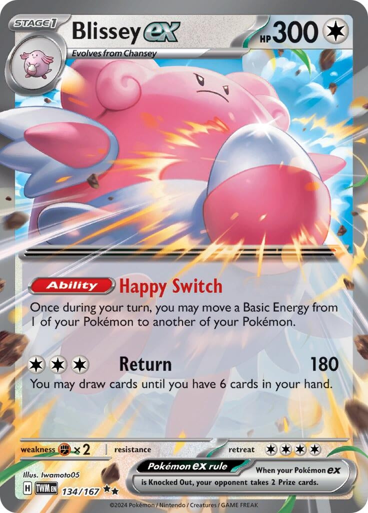 Image for Blissey ex (SV06: Twilight Masquerade) (134/167) - Pokemon