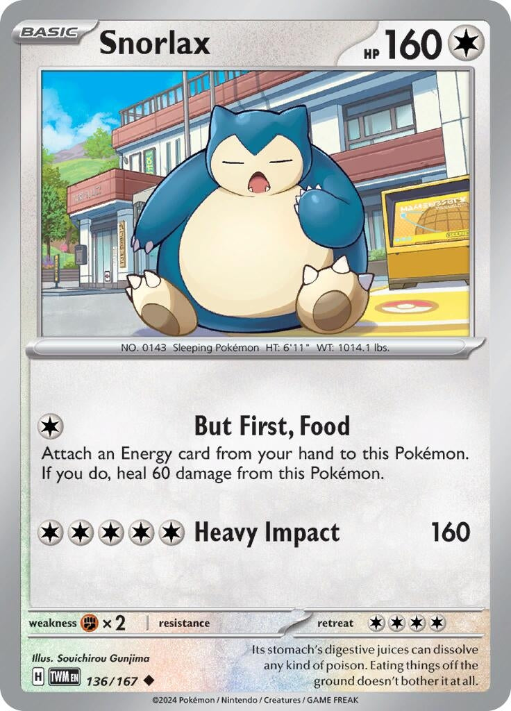 Image for Snorlax (SV06: Twilight Masquerade) (136/167) - Pokemon