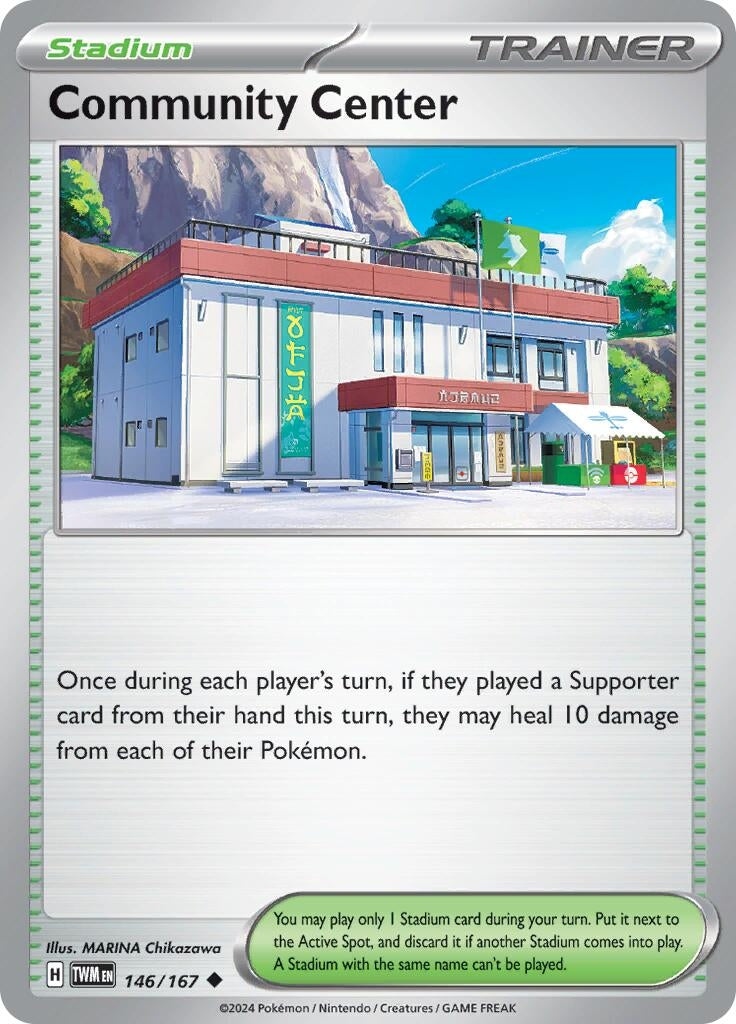 Image for Community Center (SV06: Twilight Masquerade) (146/167) - Pokemon