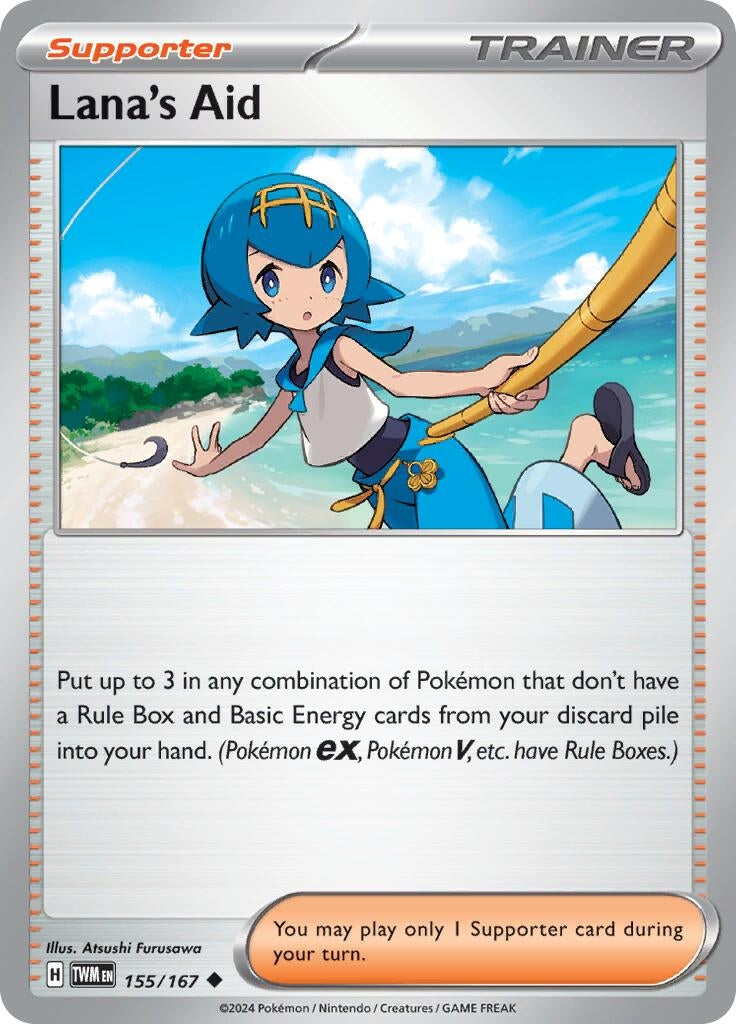 Image for Lana's Aid (SV06: Twilight Masquerade) (155/167) - Pokemon