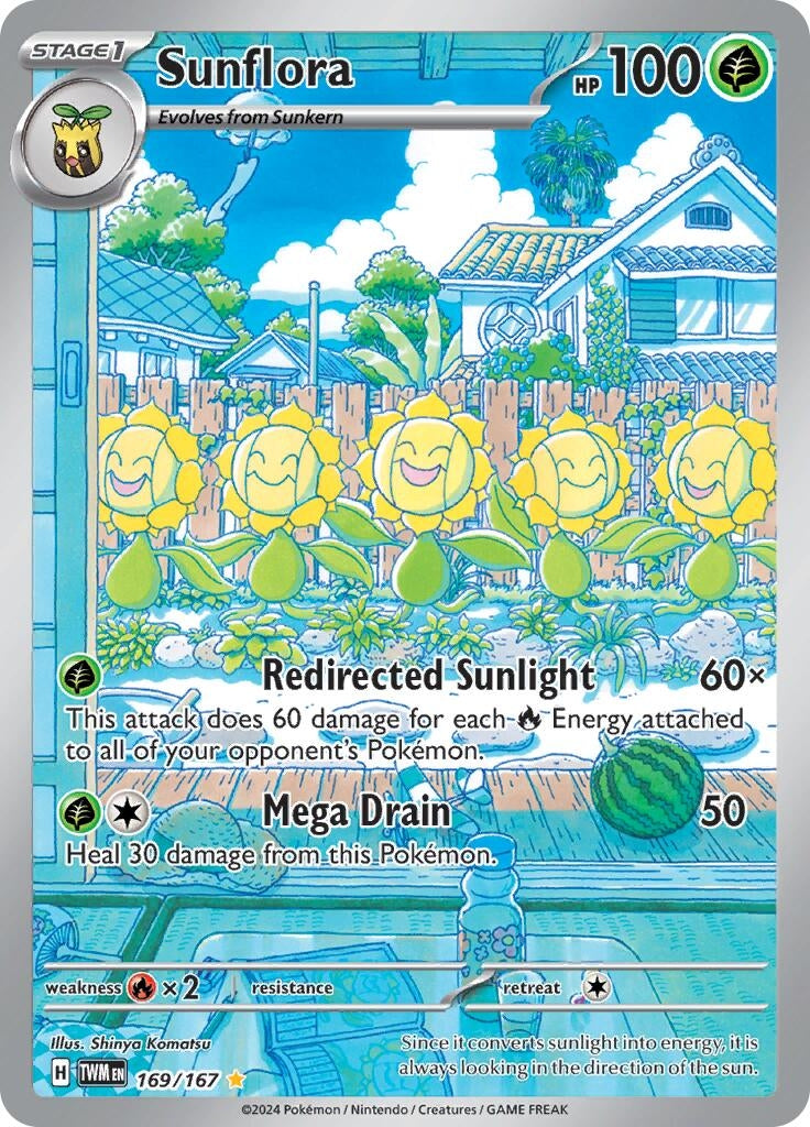 Image for Sunflora (SV06: Twilight Masquerade) (169/167) - Pokemon