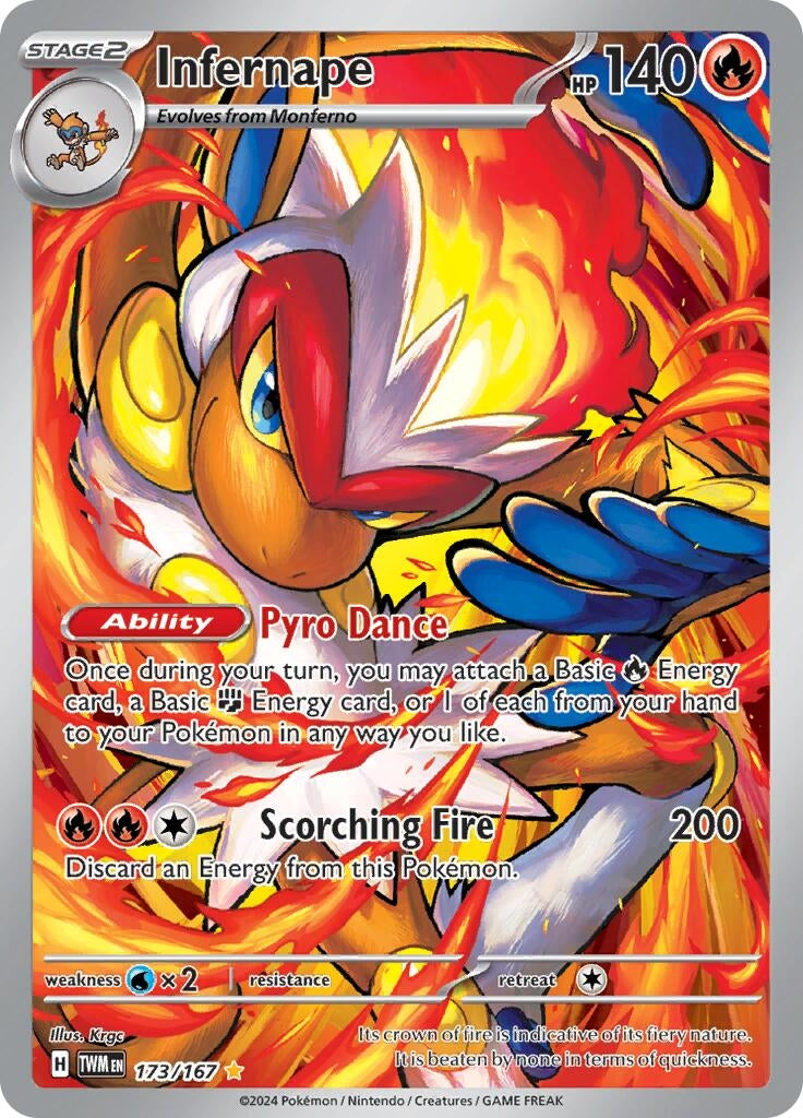 Image for Infernape (SV06: Twilight Masquerade) (173/167) - Pokemon