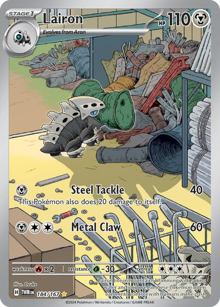 Image for Lairon (SV06: Twilight Masquerade) (184/167) - Pokemon