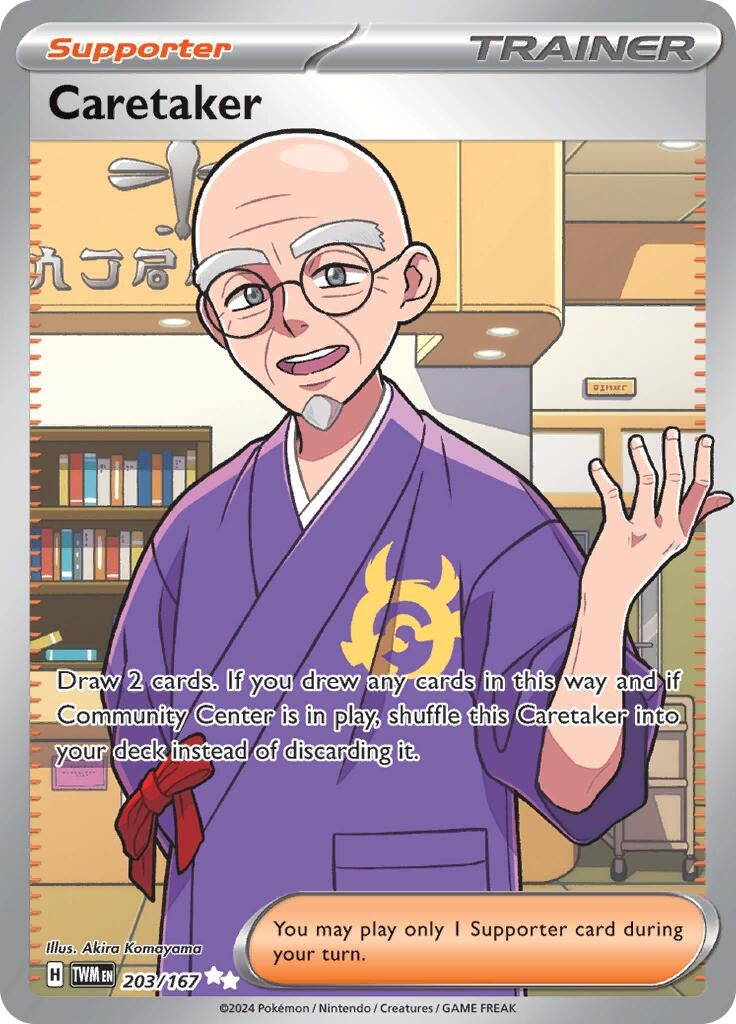 Image for Caretaker (SV06: Twilight Masquerade) (203/167) - Pokemon