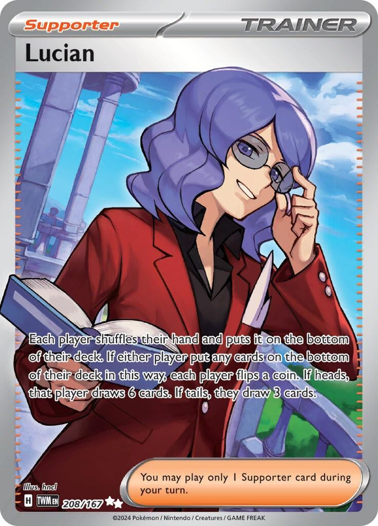 Image for Lucian (SV06: Twilight Masquerade) (208/167) - Pokemon