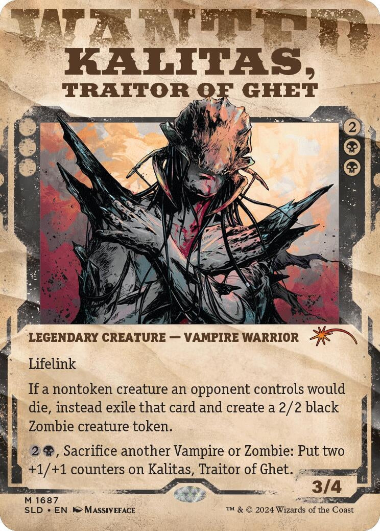 Image for Kalitas, Traitor of Ghet (Secret Lair Drop Series) (1687) - Magic: The Gathering
