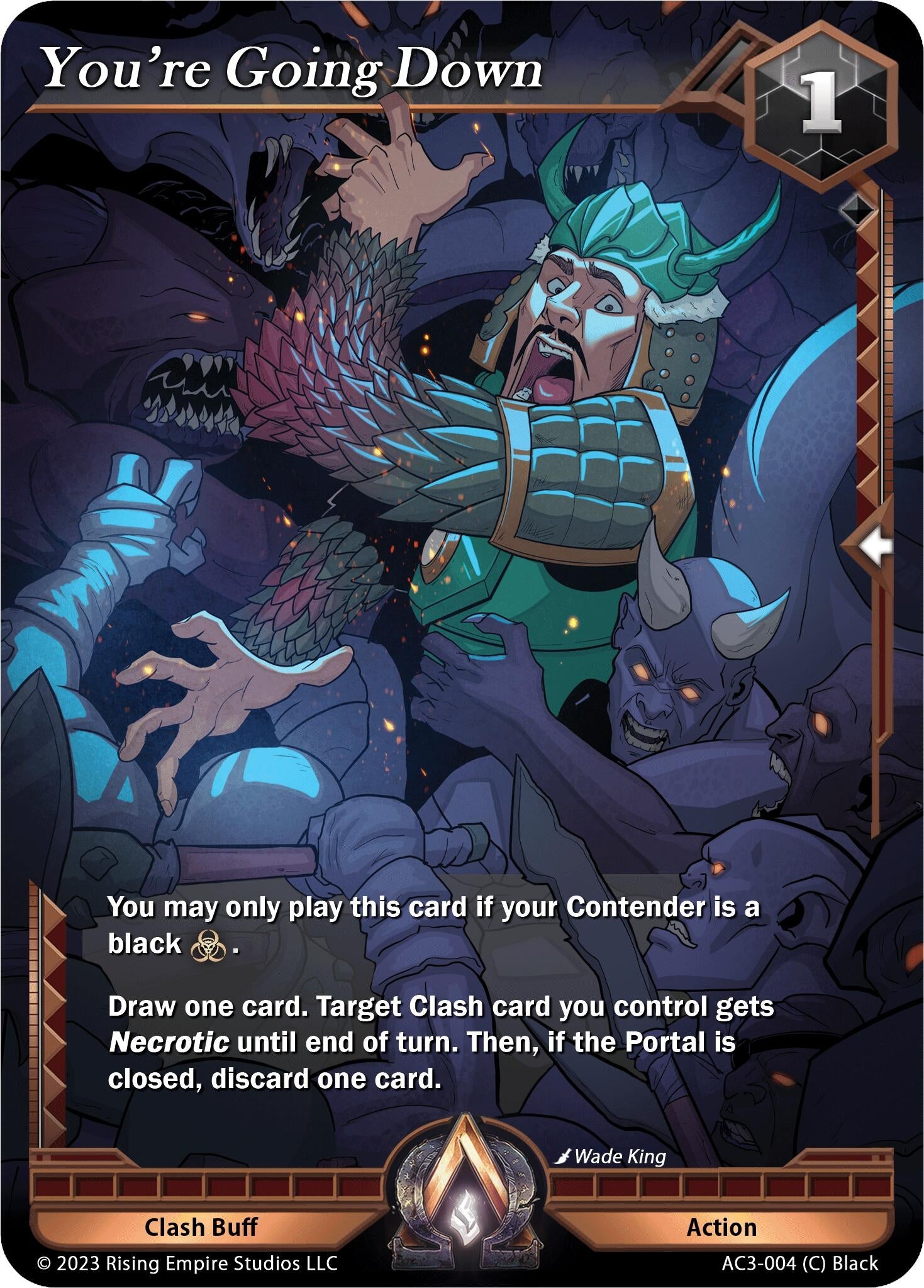 Image for You're Going Down (Unrivaled) (AC3-004) - Alpha Clash