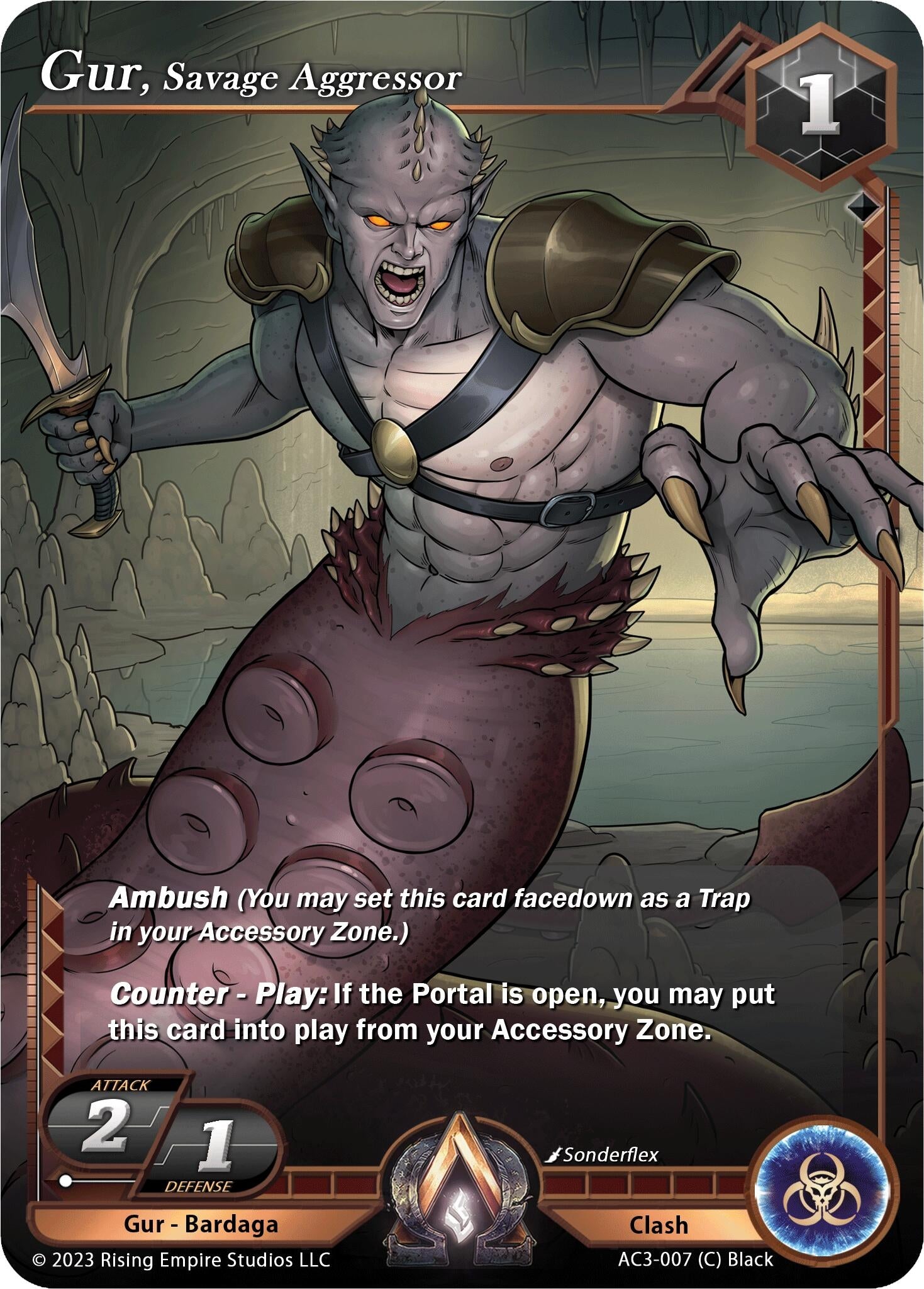 Image for Gur, Savage Aggressor (Unrivaled) (AC3-007) - Alpha Clash