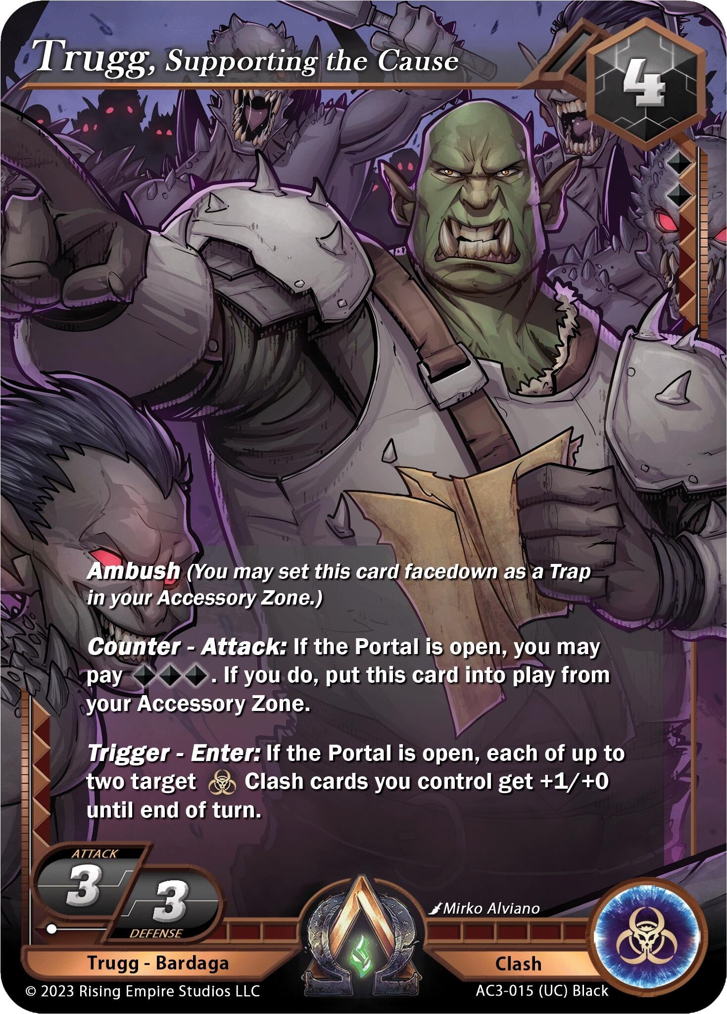 Image for Trugg, Supporting the Cause (Unrivaled) (AC3-015) - Alpha Clash