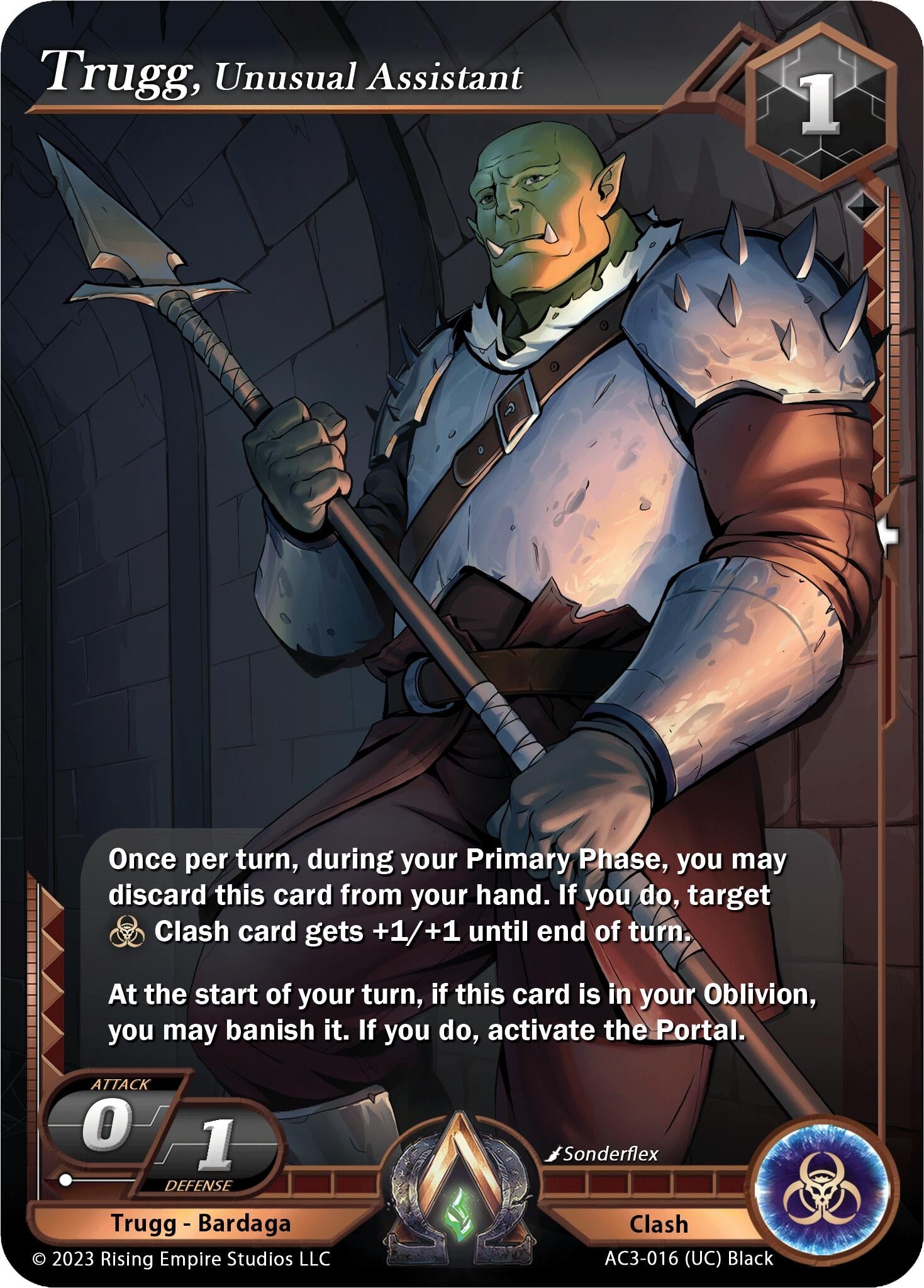 Image for Trugg, Unusual Assistant (Unrivaled) (AC3-016) - Alpha Clash