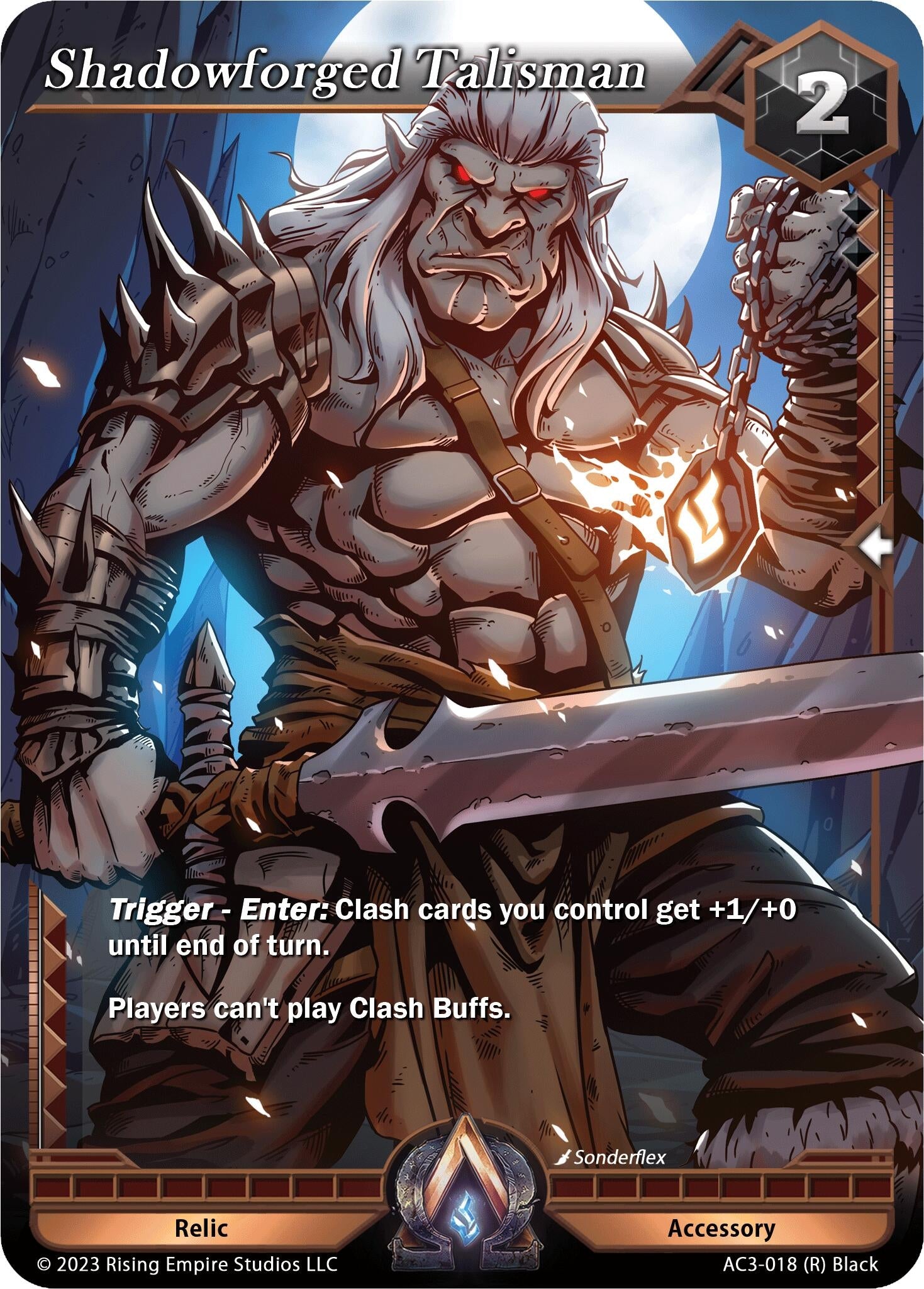 Image for Shadowforged Talisman (Unrivaled) (AC3-018) - Alpha Clash