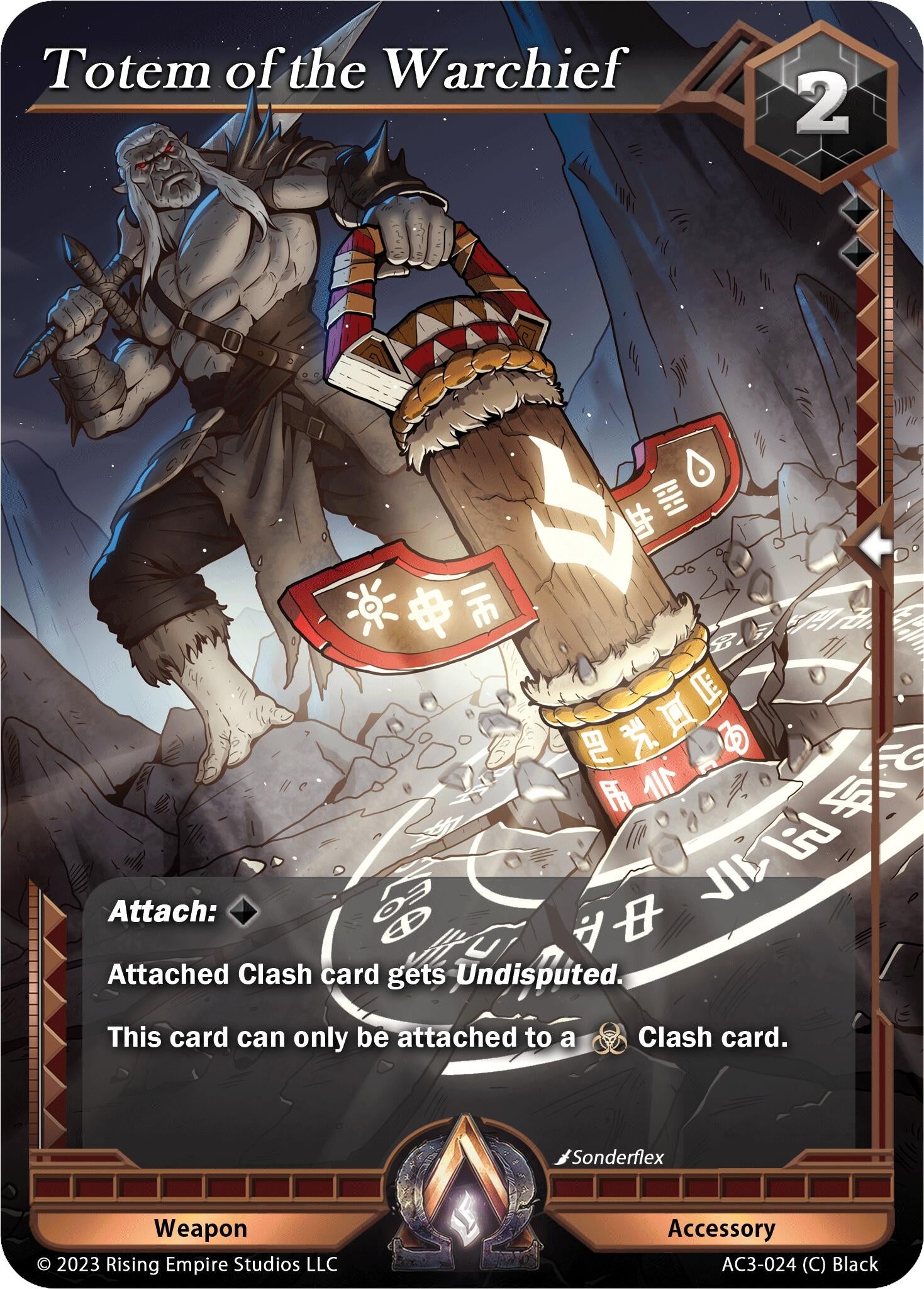 Image for Totem of the Warchief (Unrivaled) (AC3-024) - Alpha Clash