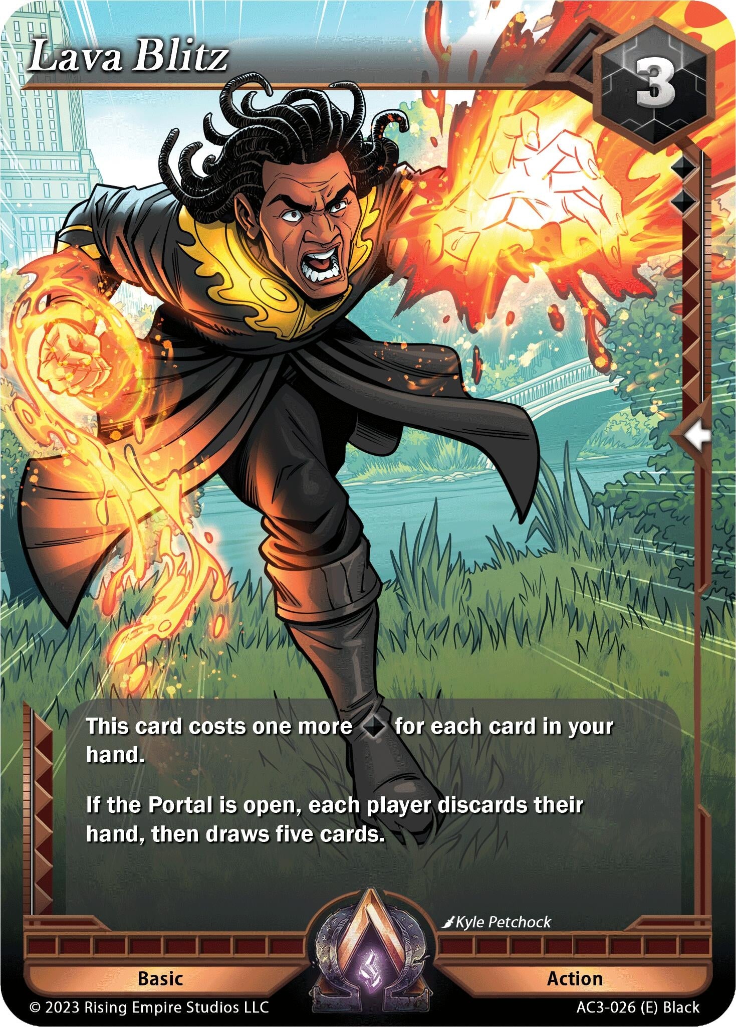 Image for Lava Blitz (Unrivaled) (AC3-026) - Alpha Clash