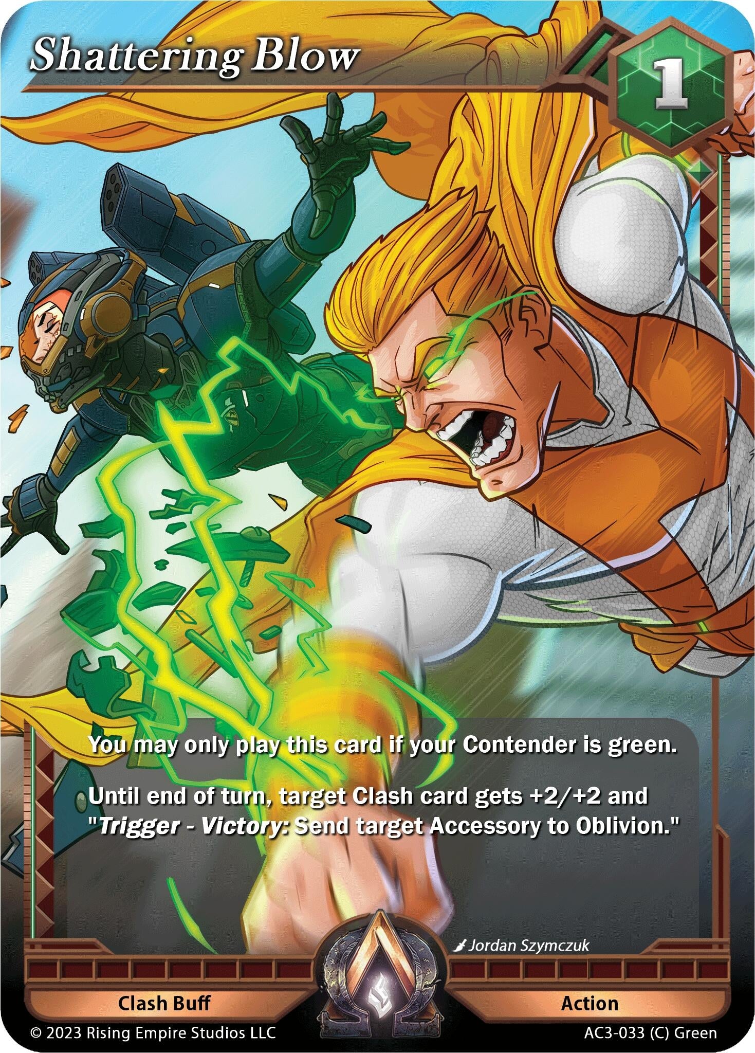 Image for Shattering Blow (Unrivaled) (AC3-033) - Alpha Clash