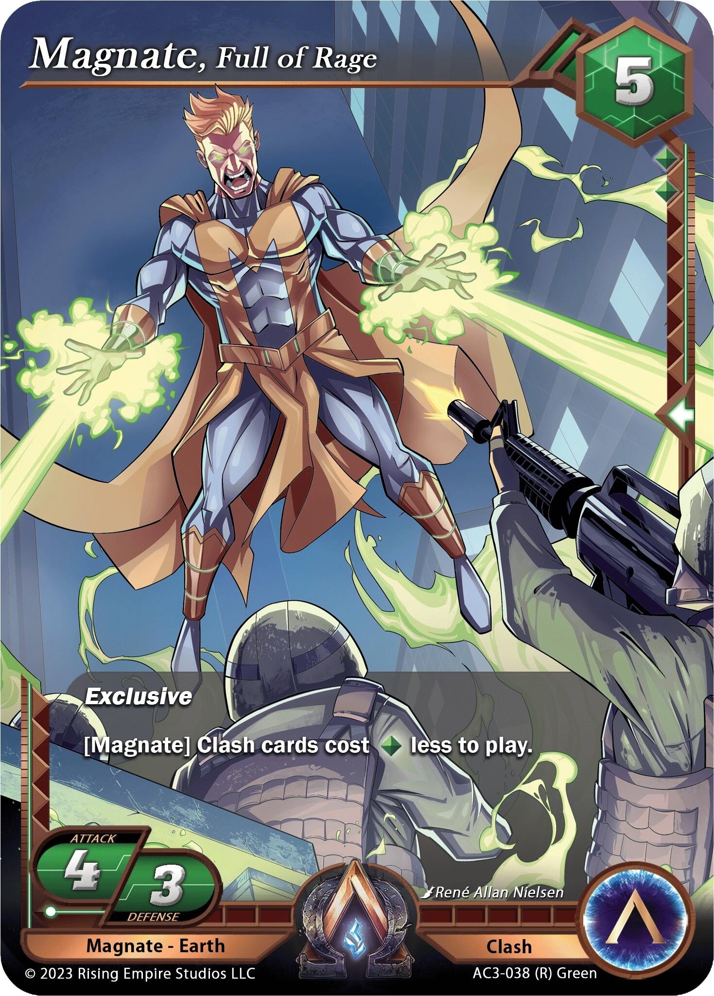 Image for Magnate, Full of Rage (Unrivaled) (AC3-038) - Alpha Clash