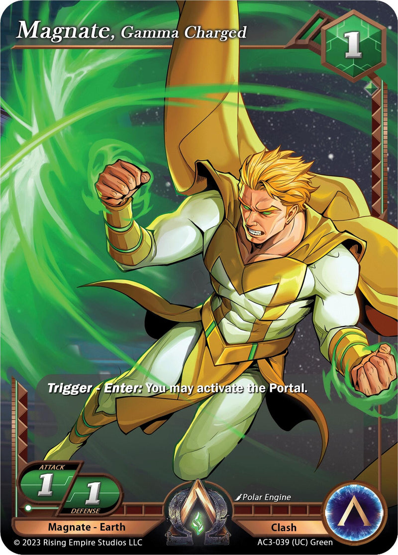 Image for Magnate, Gamma Charged (Unrivaled) (AC3-039) - Alpha Clash