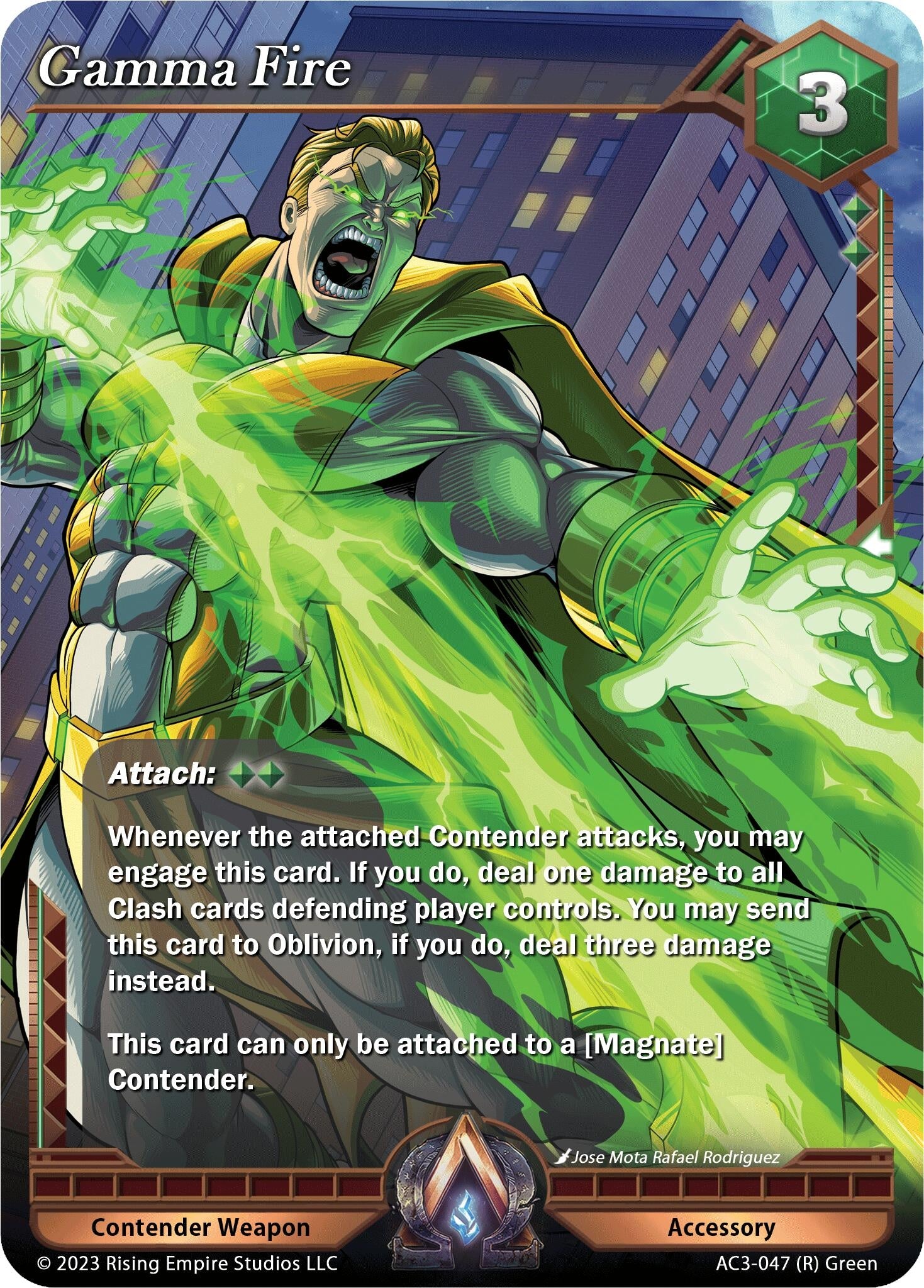 Image for Gamma Fire (Unrivaled) (AC3-047) - Alpha Clash