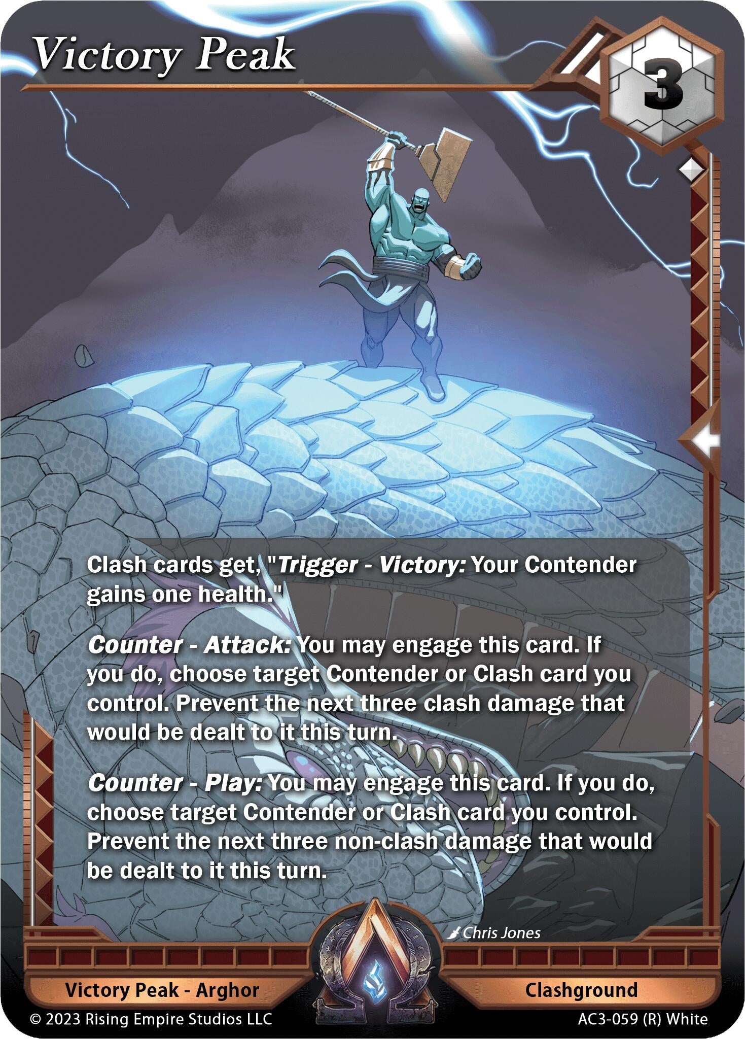 Image for Victory Peak (Unrivaled) (AC3-059) - Alpha Clash