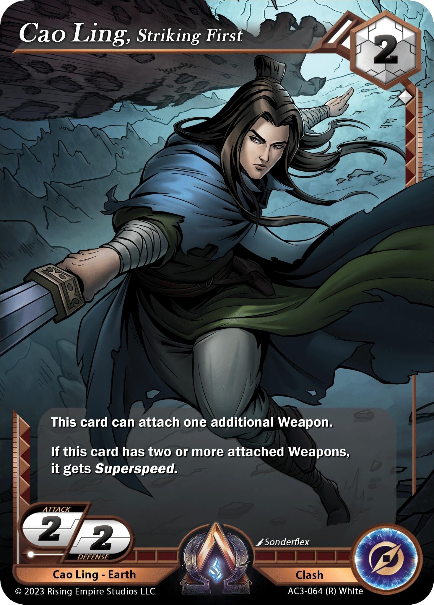 Image for Cao Ling, Striking First (Unrivaled) (AC3-064) - Alpha Clash