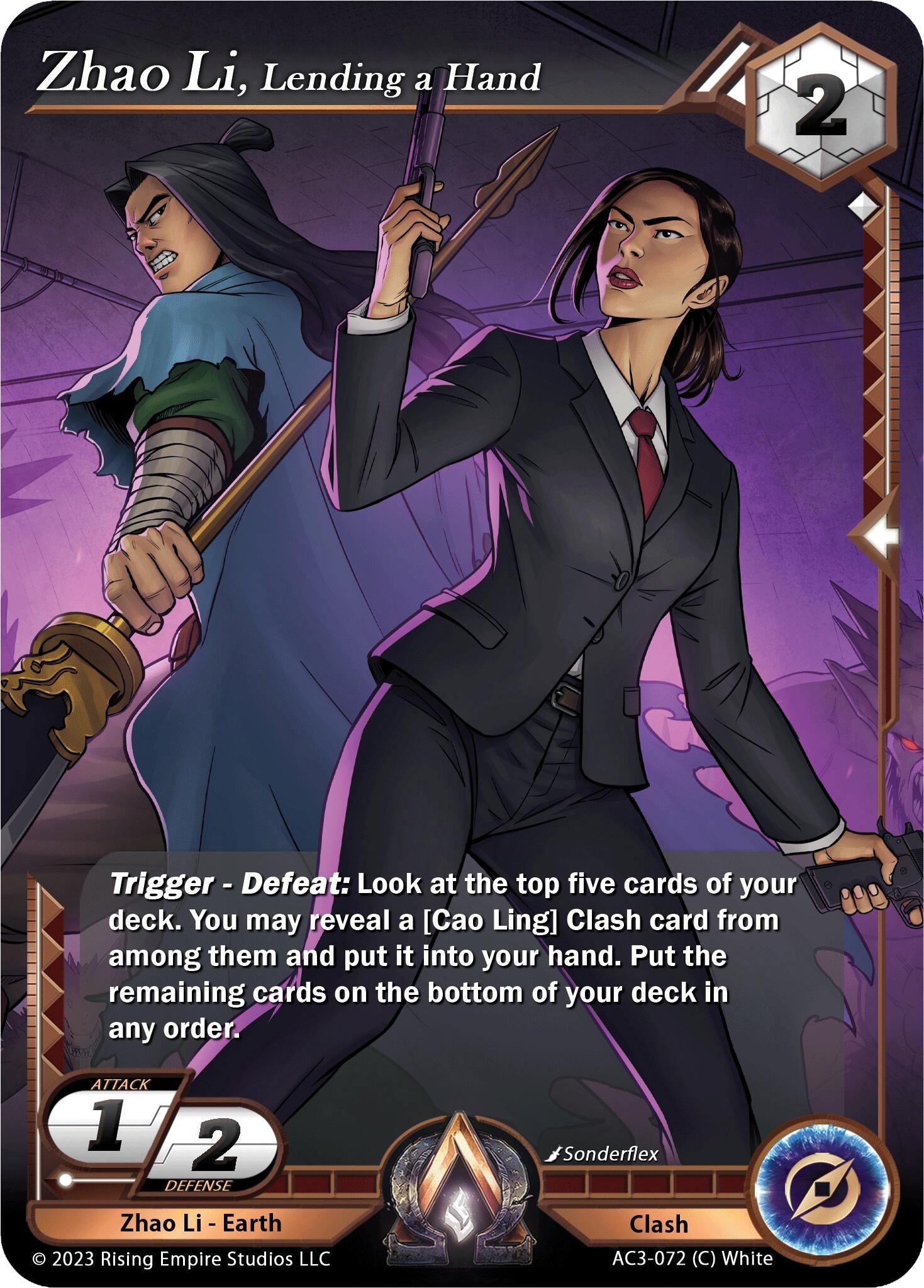 Image for Zhao Li, Lending a Hand (Unrivaled) (AC3-072) - Alpha Clash