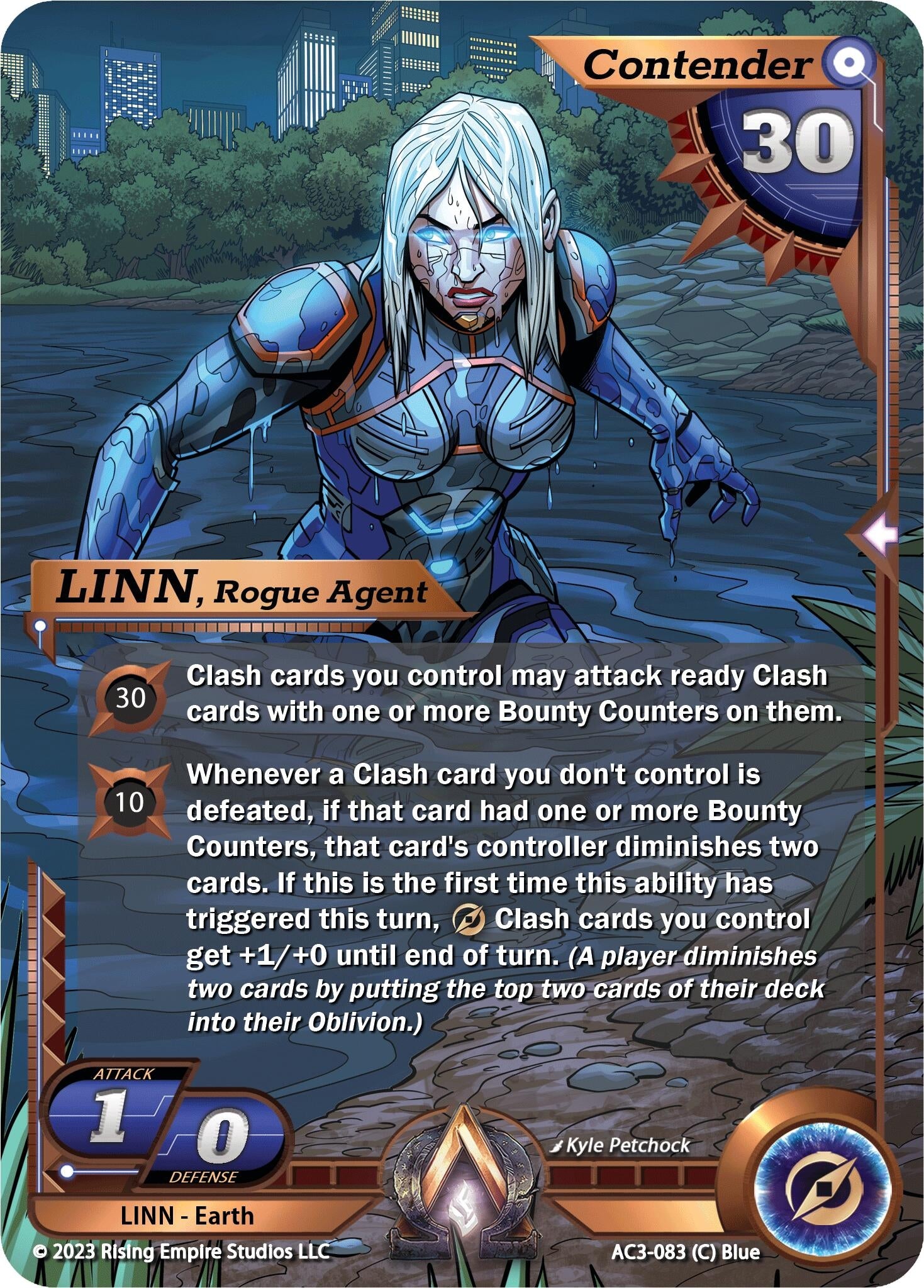 Image for LINN, Rogue Agent (Unrivaled) (AC3-083) - Alpha Clash