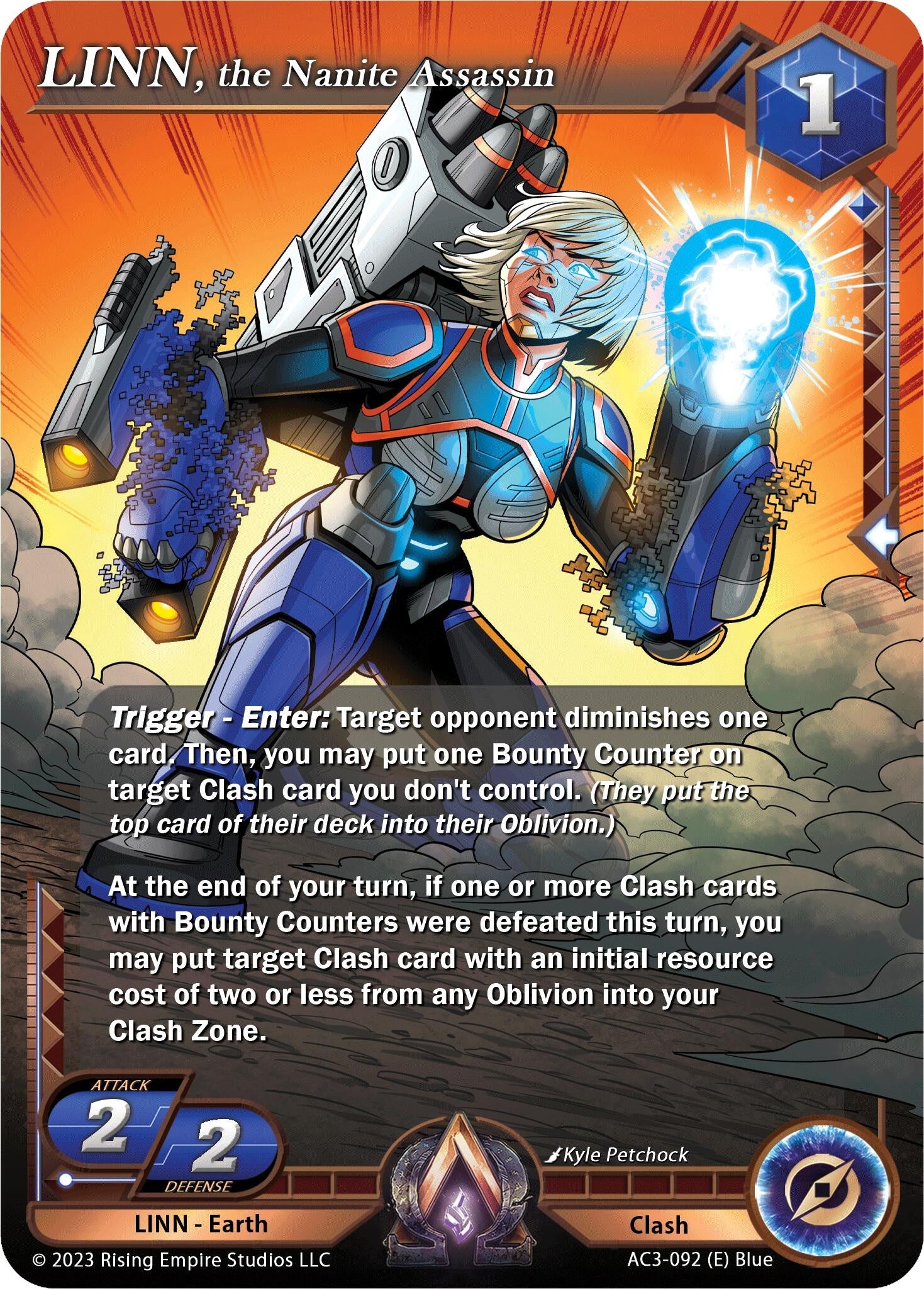Image for LINN, the Nanite Assassin (Unrivaled) (AC3-092) - Alpha Clash