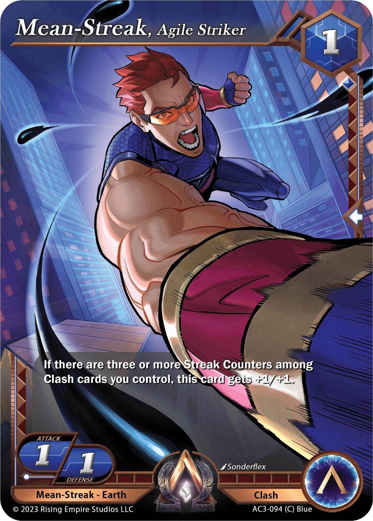 Image for Mean-Streak, Agile Striker (Unrivaled) (AC3-094) - Alpha Clash