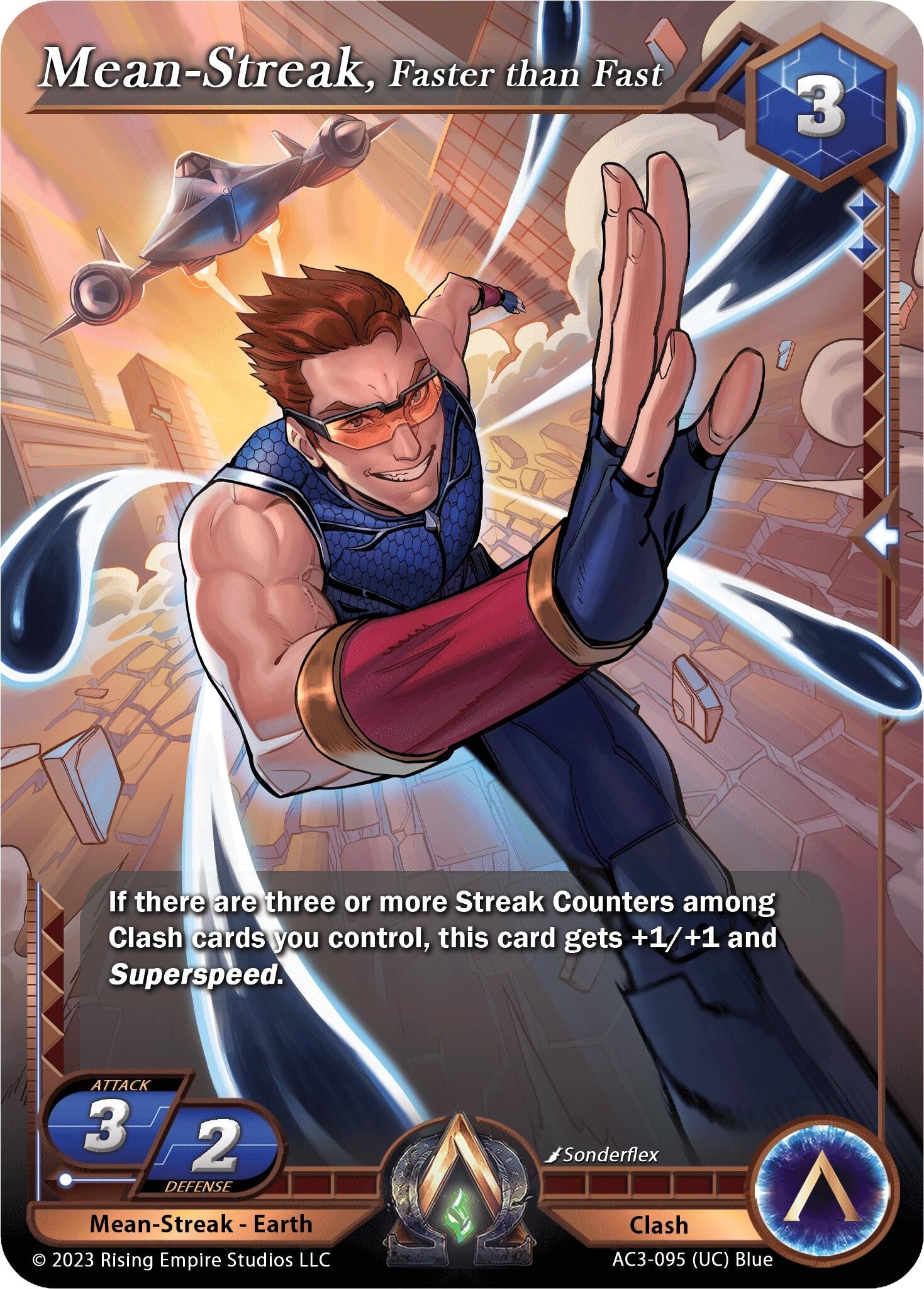 Image for Mean-Streak, Faster than Fast (Unrivaled) (AC3-095) - Alpha Clash