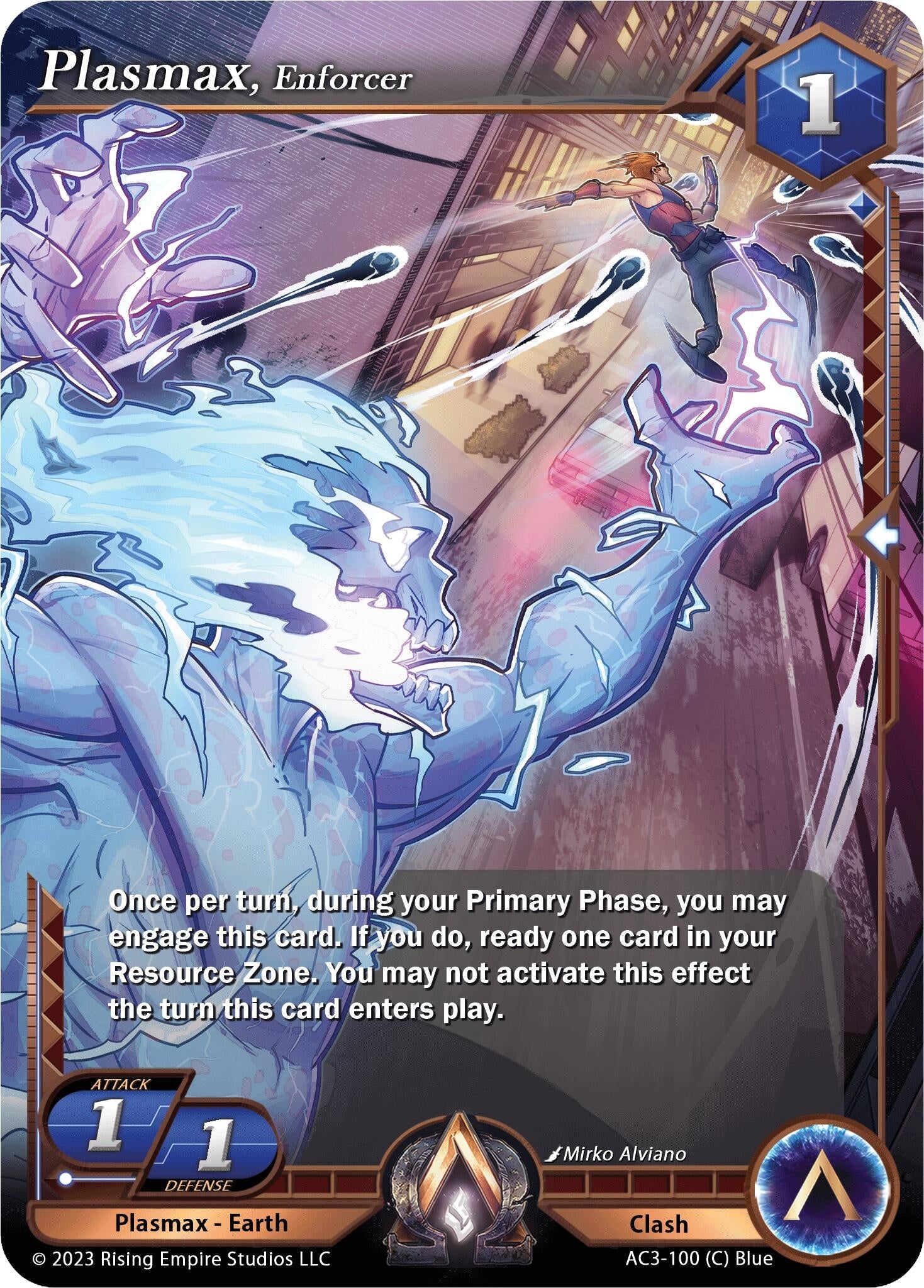 Image for Plasmax, Enforcer (Unrivaled) (AC3-100) - Alpha Clash