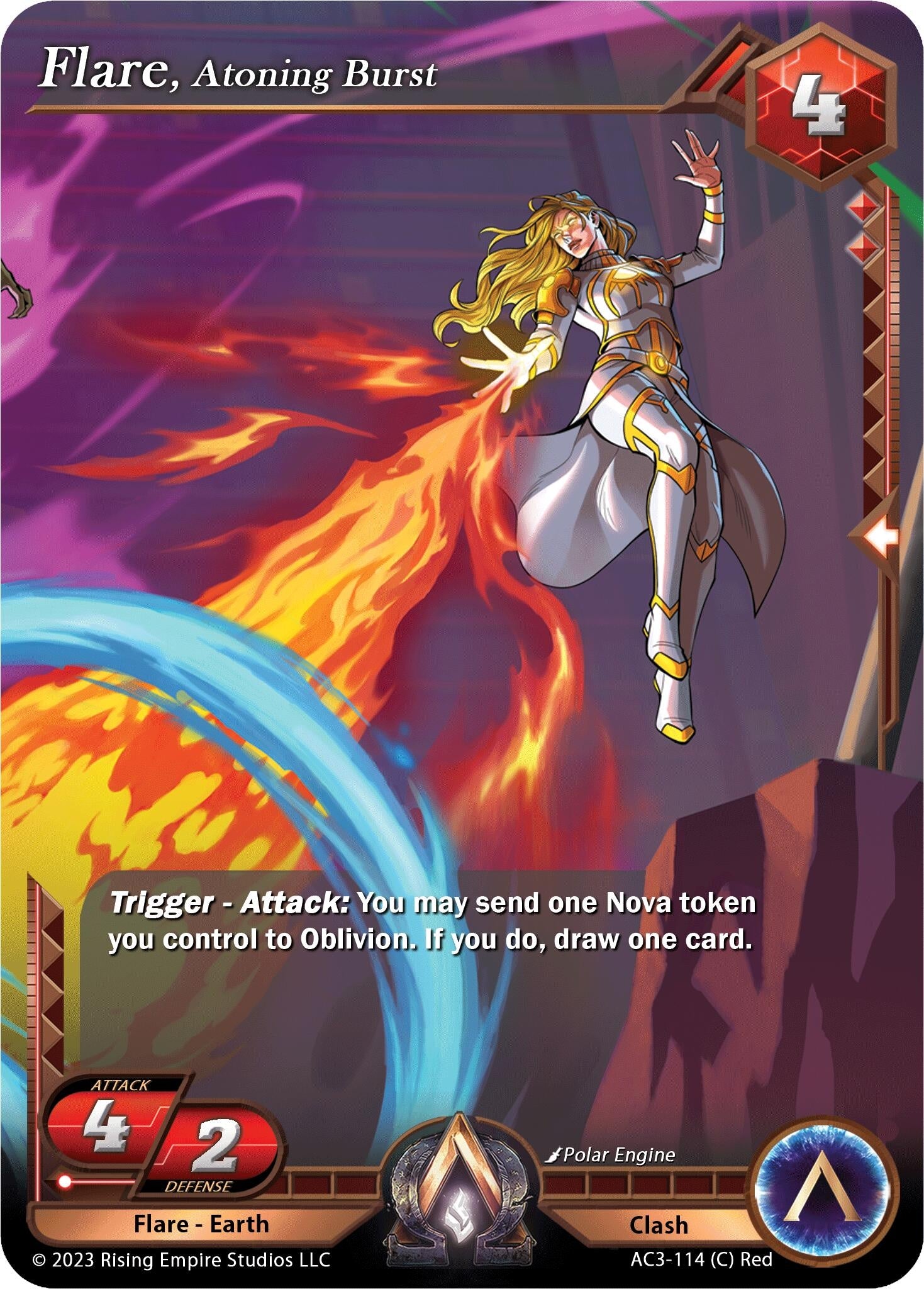 Image for Flare, Atoning Burst (Unrivaled) (AC3-114) - Alpha Clash