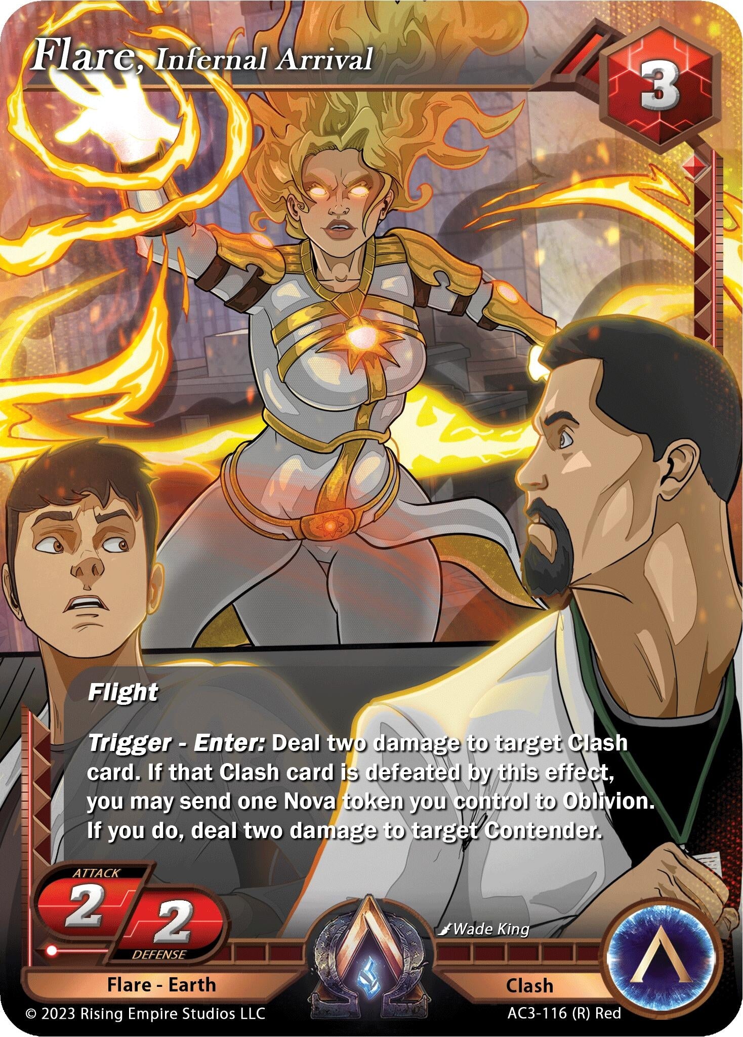 Image for Flare, Infernal Arrival (Unrivaled) (AC3-116) - Alpha Clash