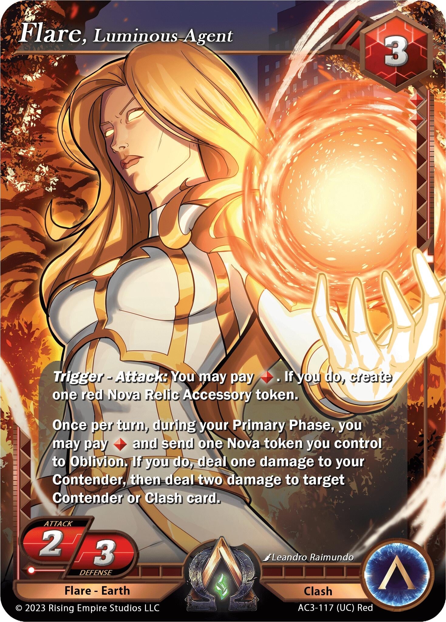 Image for Flare, Luminous Agent (Unrivaled) (AC3-117) - Alpha Clash