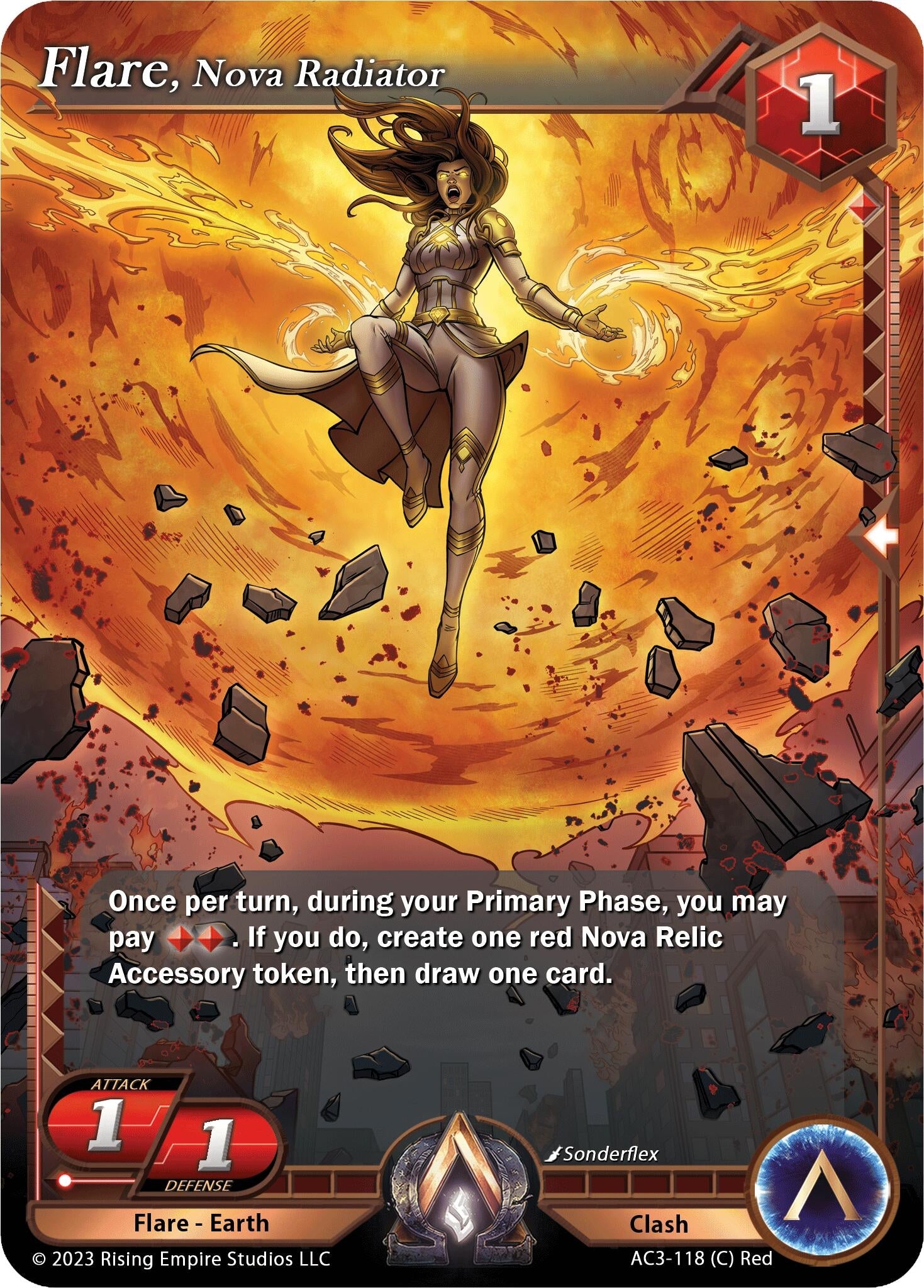 Image for Flare, Nova Radiator (Unrivaled) (AC3-118) - Alpha Clash