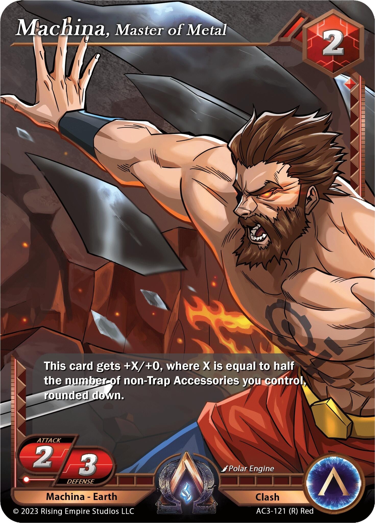 Image for Machina, Master of Metal (Unrivaled) (AC3-121) - Alpha Clash