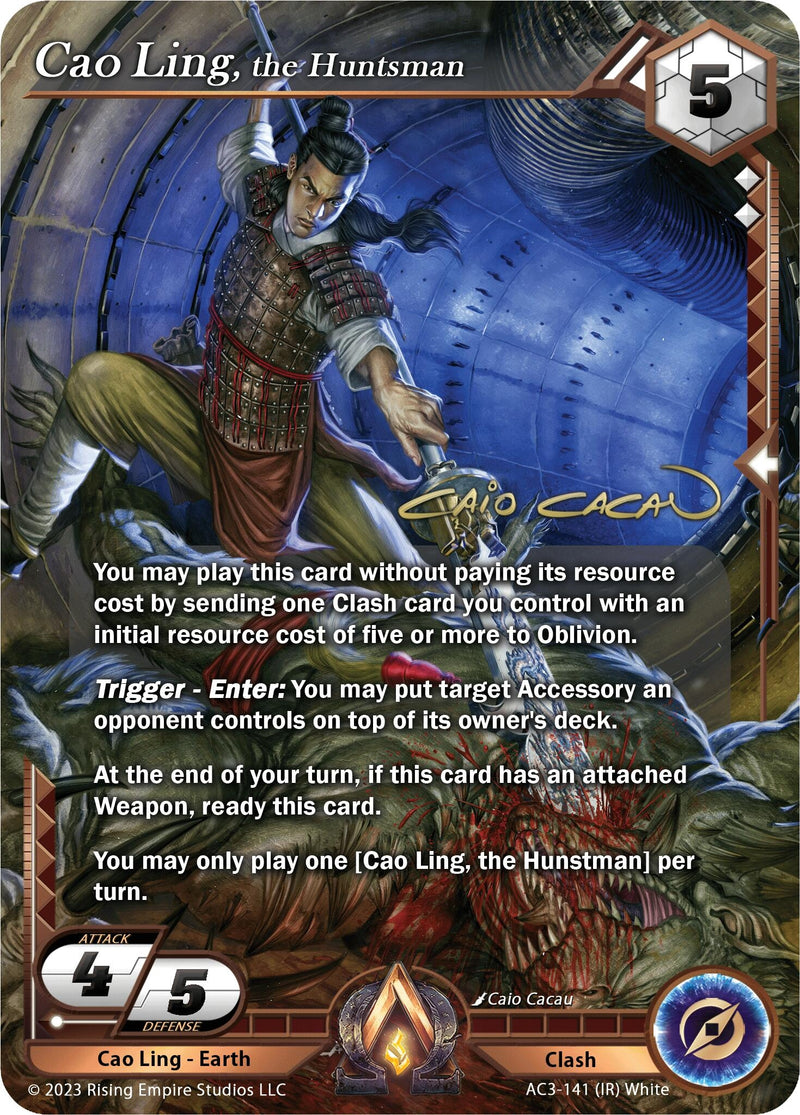 Image for Cao Ling, the Huntsman (Iconic Rare) (Unrivaled) (AC3-141) - Alpha Clash