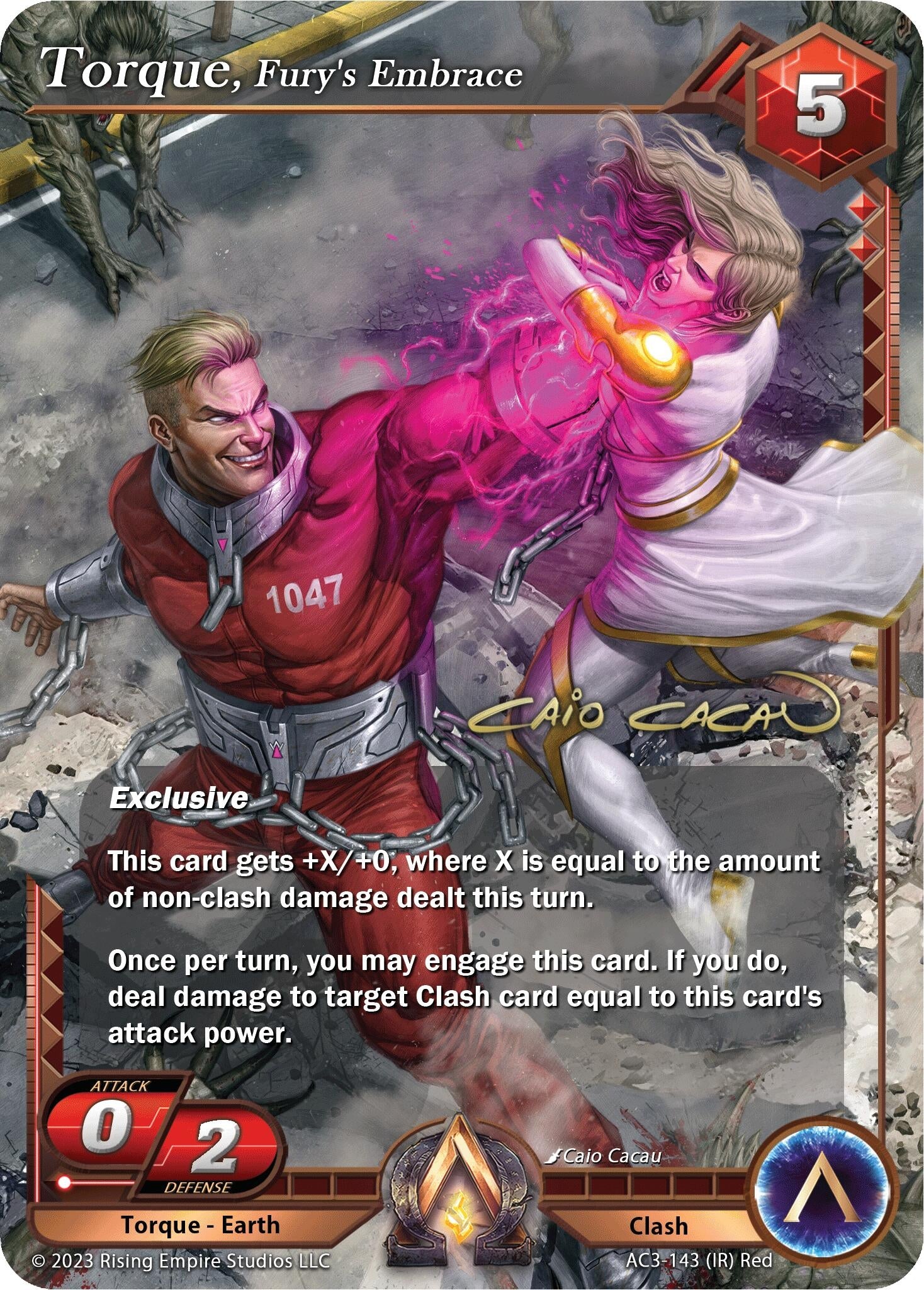 Image for Torque, Fury's Embrace (Iconic Rare) (Unrivaled) (AC3-143) - Alpha Clash