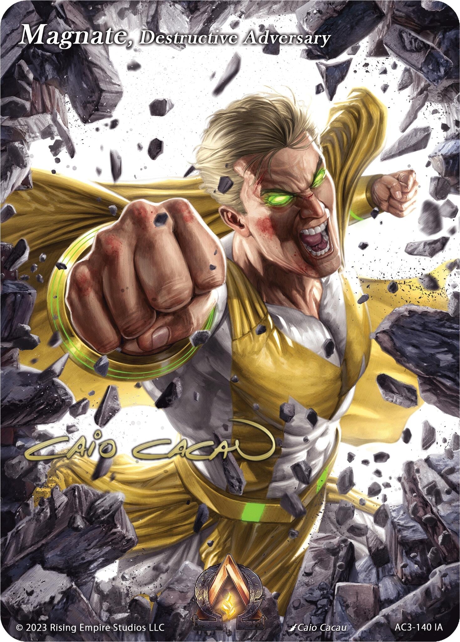 Image for Magnate, Destructive Adversary (Iconic Art) (Unrivaled) (AC3-140) - Alpha Clash