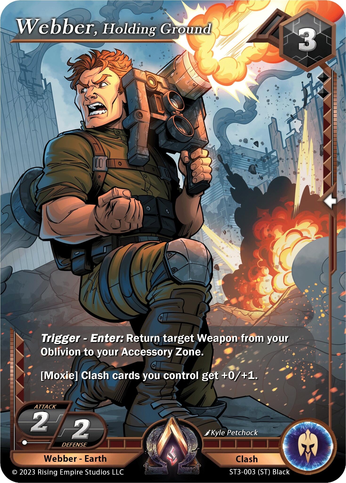 Image for Webber, Holding Ground (Unrivaled) (ST3-003) - Alpha Clash