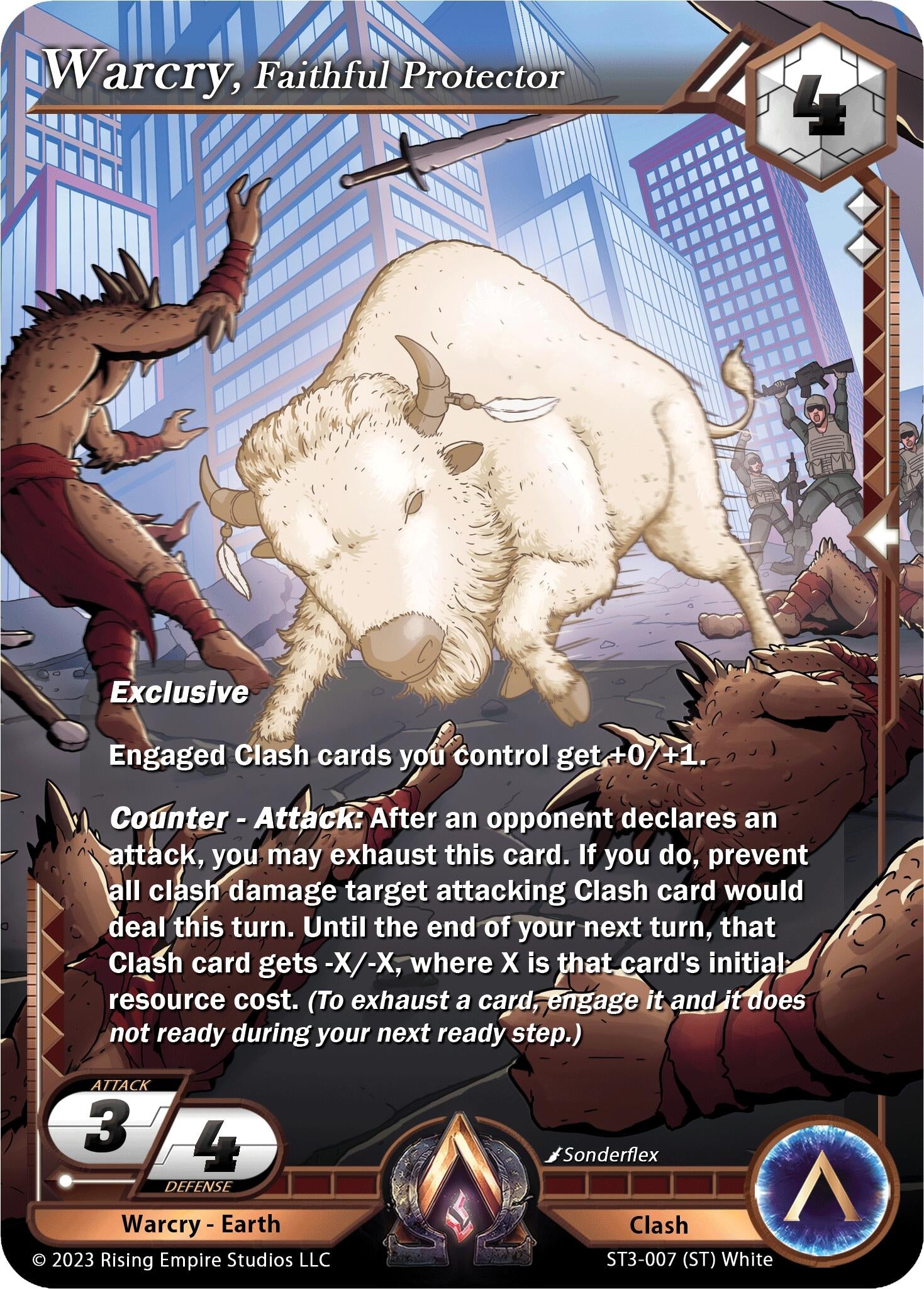 Image for Warcry, Faithful Protector (Unrivaled) (ST3-007) - Alpha Clash