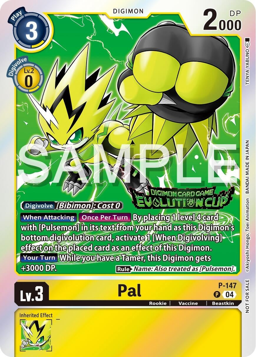 Image for Pal - P-147 (2024 Evolution Cup) (D-PR) (P-147 P) - Digimon Card Game