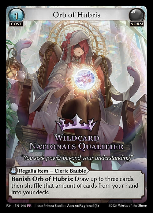 Image for Orb of Hubris (Promotional Cards) (046) - Grand Archive TCG