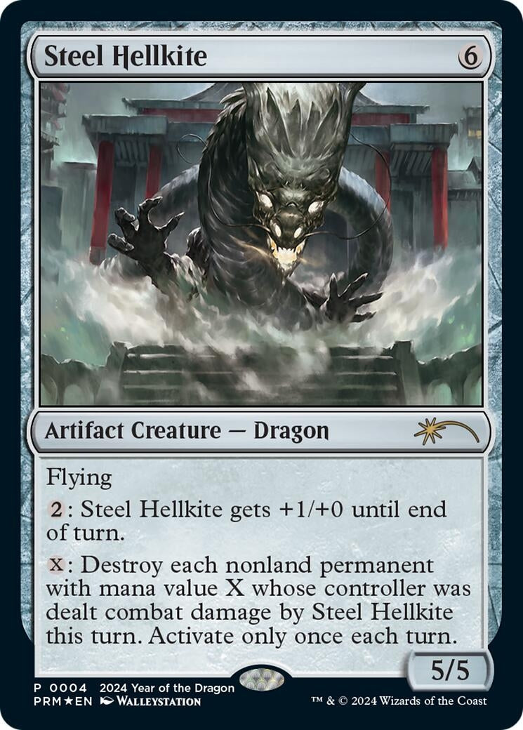 Image for Steel Hellkite (Year of the Dragon 2024) (Standard Showdown Promos) (4) - Magic: The Gathering