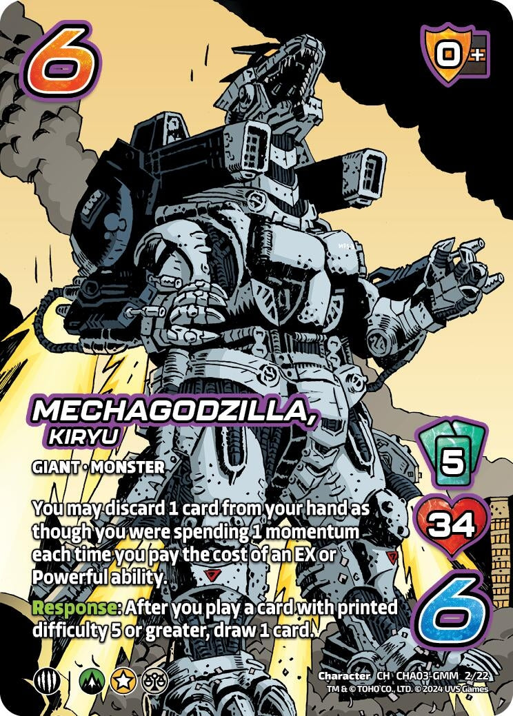 Image for Mechagodzilla, Kiryu (Challenger Series: Godzilla) (CHA03-GMM 2/22) - UniVersus