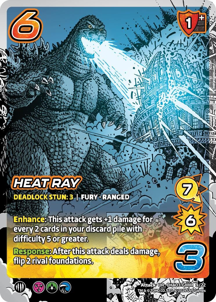 Image for Heat Ray (Challenger Series: Godzilla) (CHA03-GMM 9/22) - UniVersus